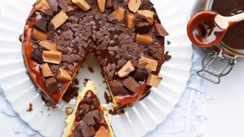 Toffee cheesecake